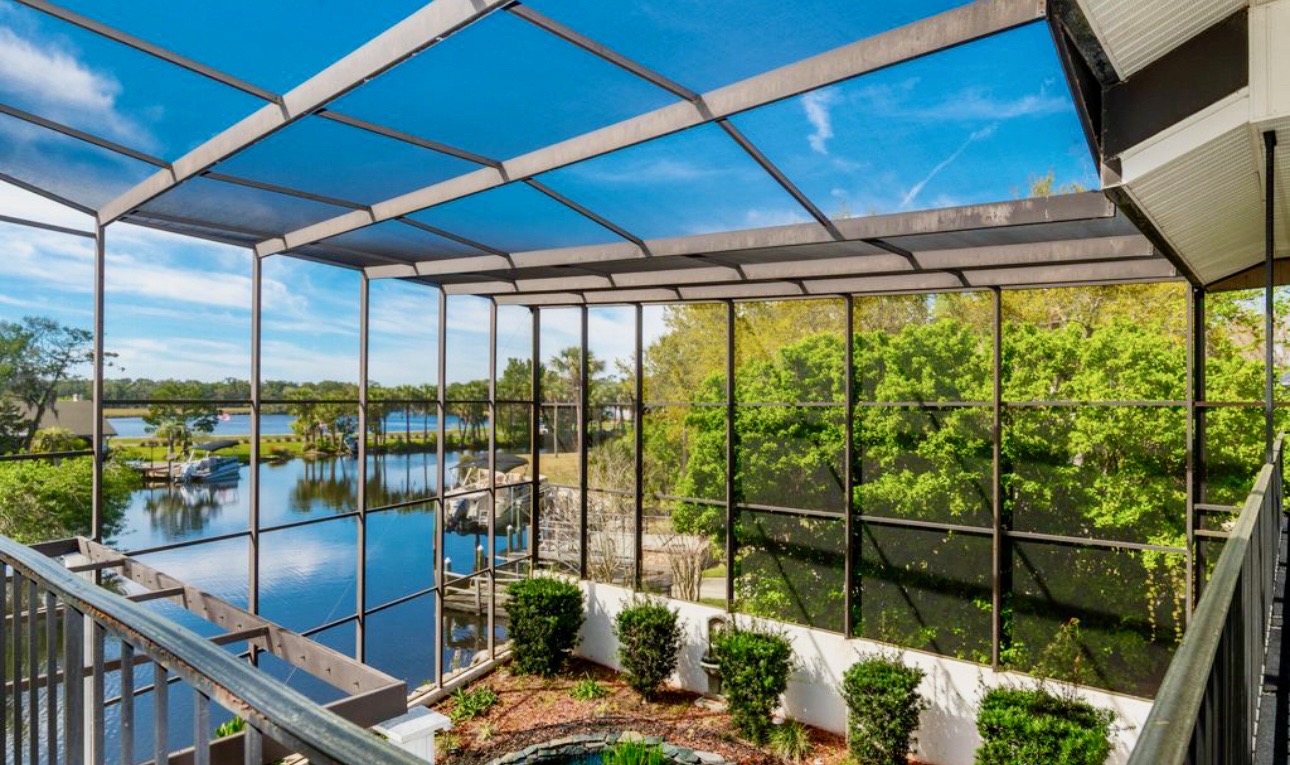 Screening Dunrite pool cage or lanai project photo — Why Pool Screens Tear: The 12 Most Common Causes of Screen Damage in Florida